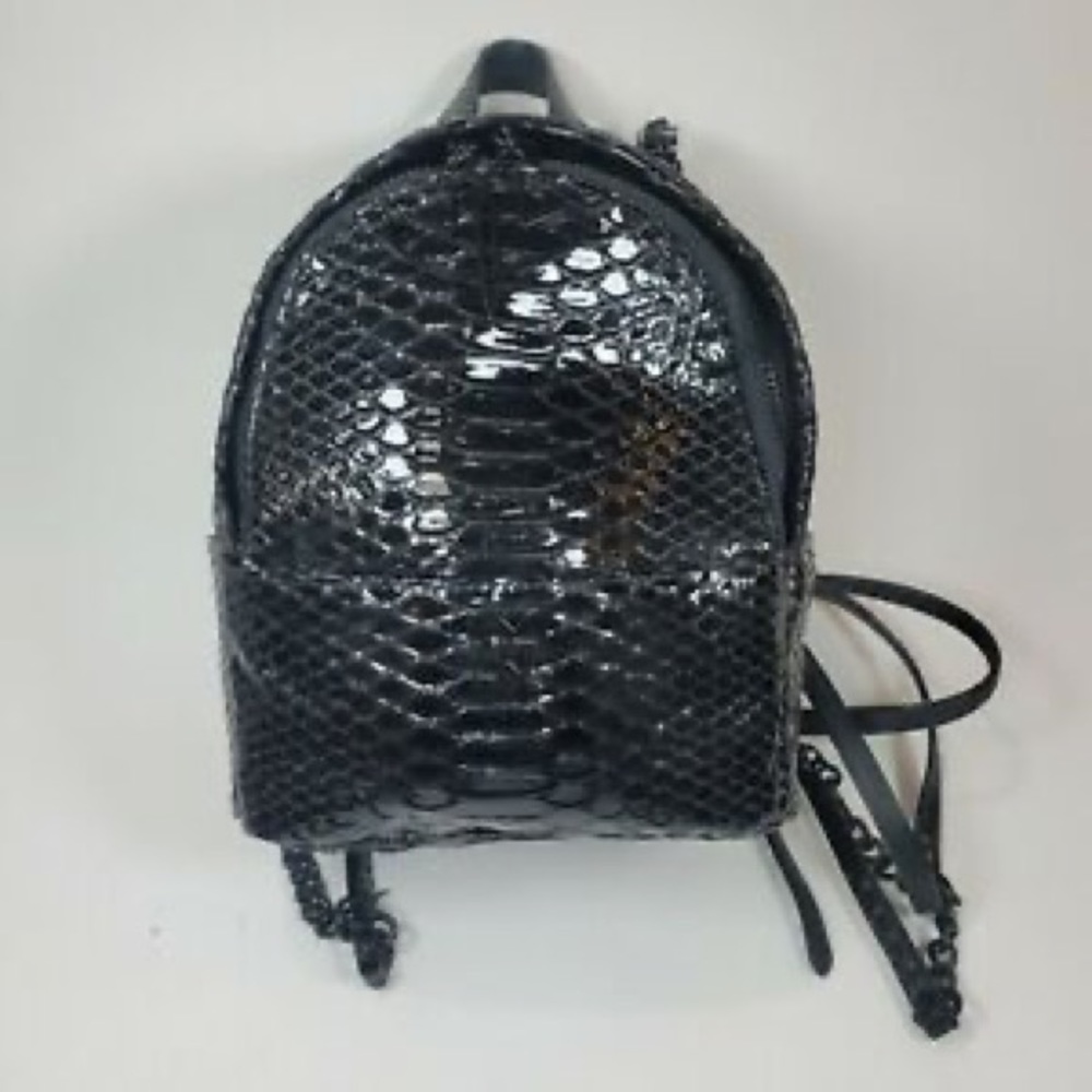 Victoria’s Secret black luxe python mini backpack - Picture 12 of 12